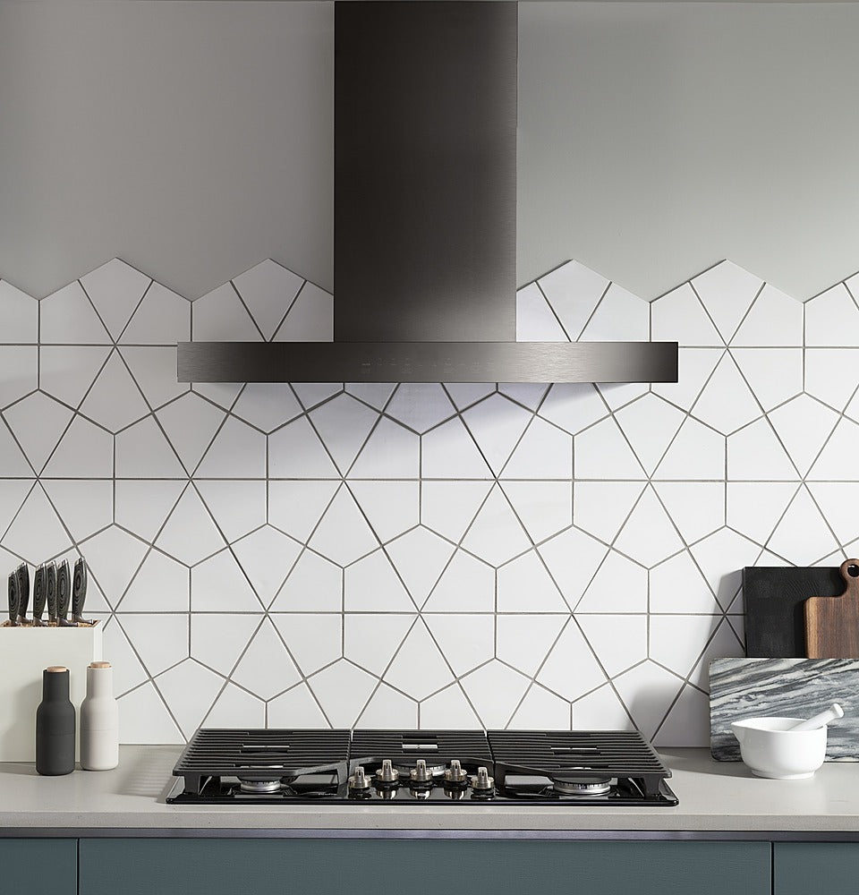 GE - 36 Convertible Range Hood - Black stainless steel