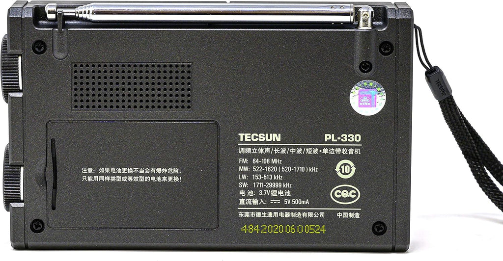 Tecsun Digital PL330 AM/FM/LW/SW Worldband Radio with Single Side Band Receiver