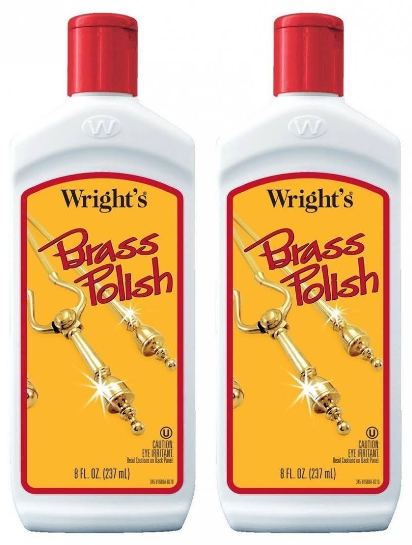 Wright's Brass Polish 240ml (2-Pack)